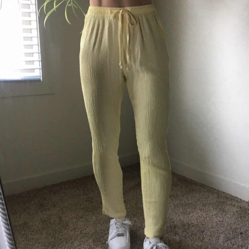 yellow pants